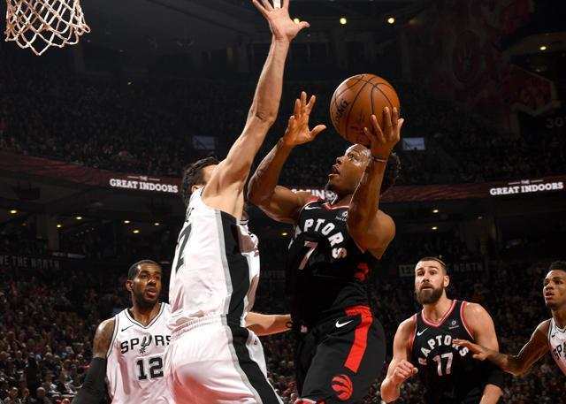 猛龙惨遭马刺逆转，失去领先地位